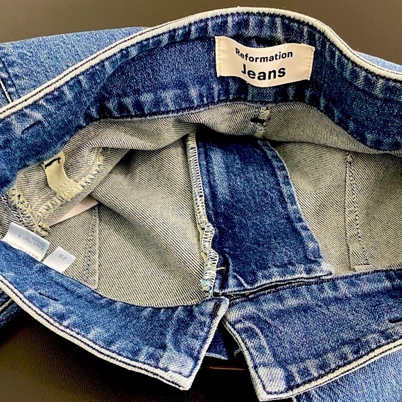 Reformation Kayo High Rise Skinny Jeans w/ Belt Size 28 - Picture 8 of 10